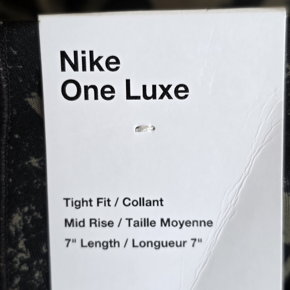 Nike One Luxe Dri-Fit Bike Shorts – Ash Green Size Large 7" Length - Picture 4 of 6